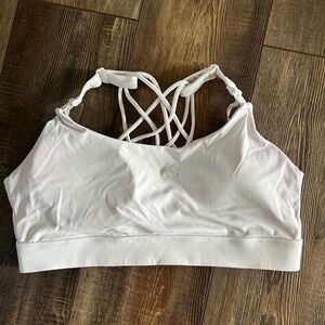 Sweat and Milk Chloé Nursing Sports Bra - White